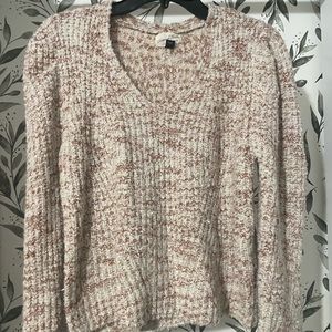 Pink & Cream Sweater